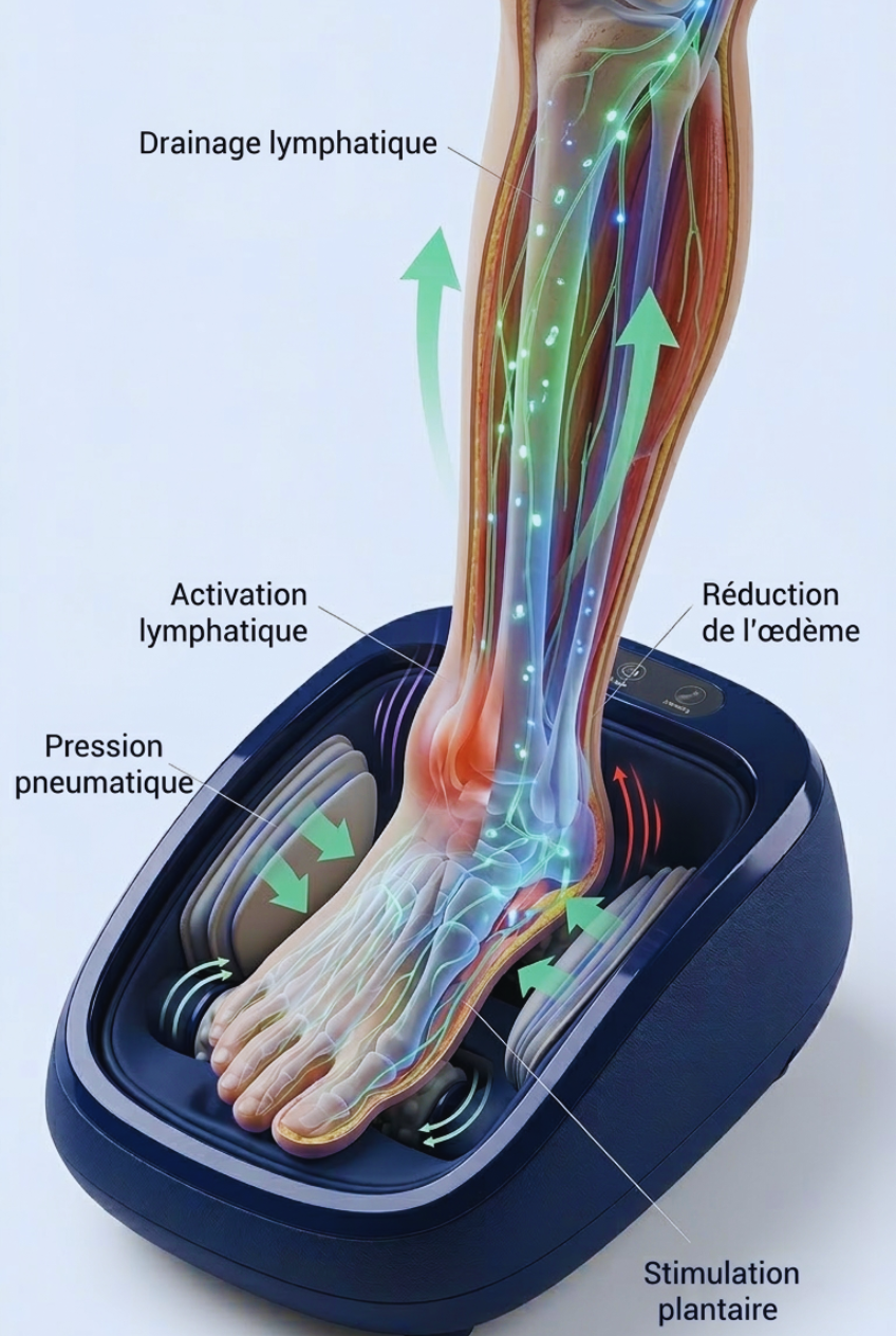 Gonflement & drainage lymphatique