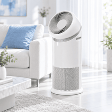 Purificateur d’Air 2-en-1 avec Ventilateur Orientable, Filtre H13 HEPA, CADR 400 m³/h