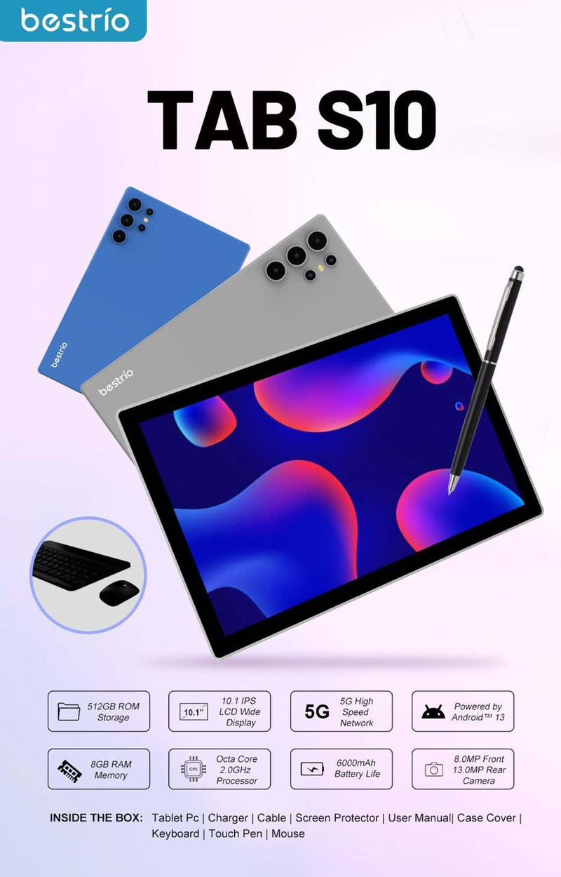 Bestrio Tablette S10 – Performance & Accessibilité