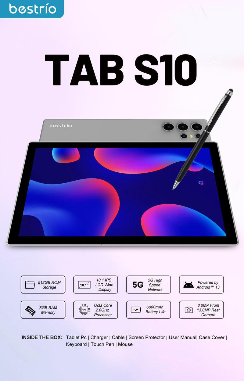 Bestrio Tablette S10 – Performance & Accessibilité